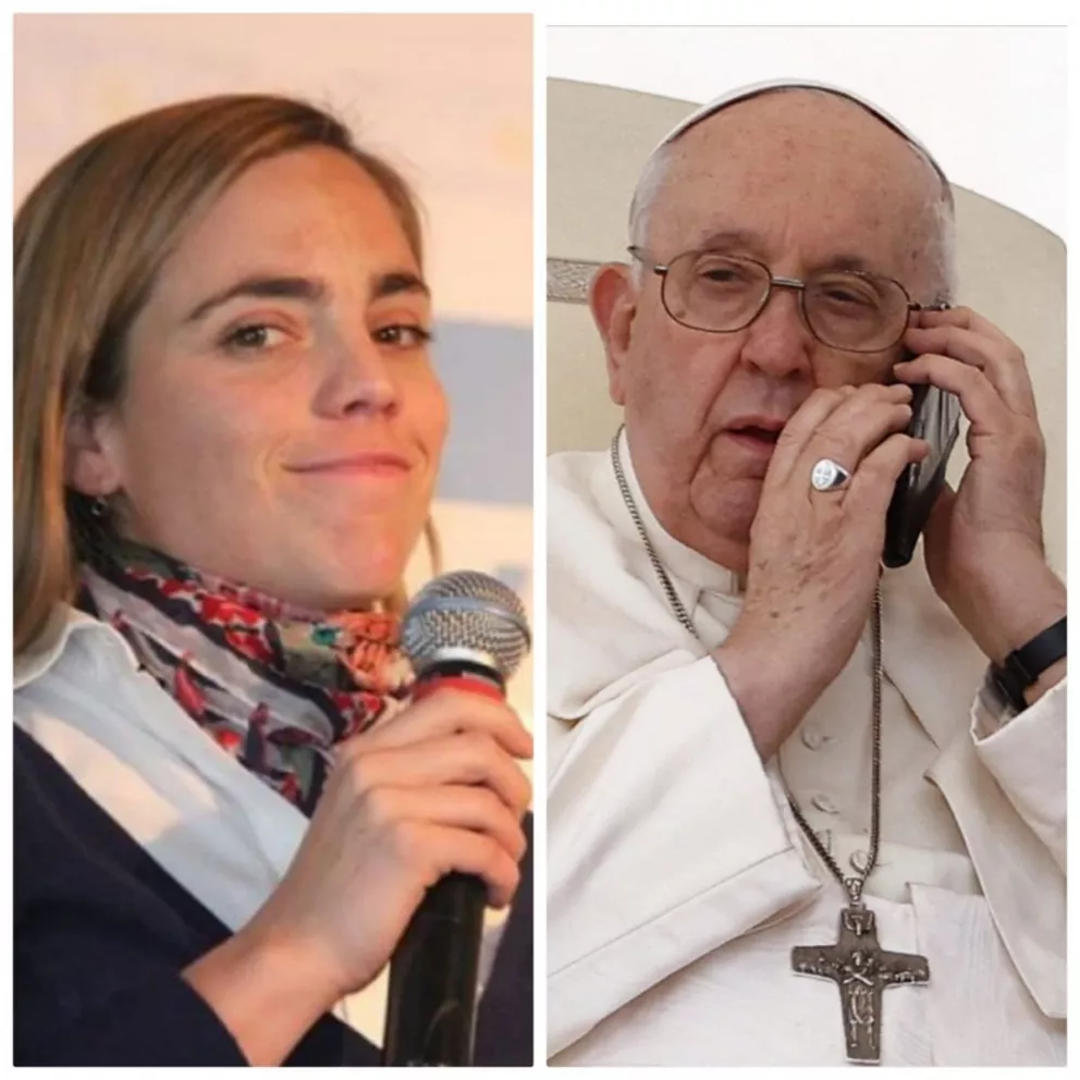 Emilia Soria viaja al vaticano a ver al Papa Francisco